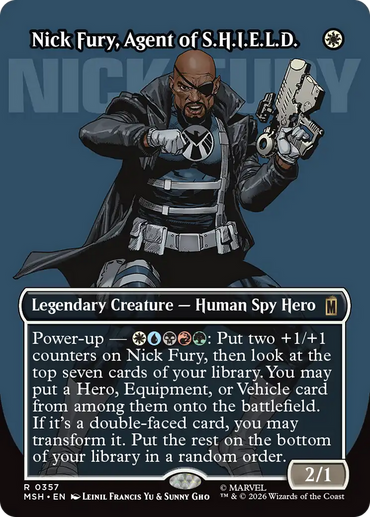 Nick Fury, Agent of S.H.I.E.L.D. (Borderless) (0357) [Marvel Super Heroes]