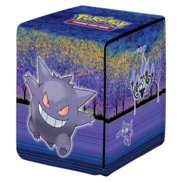 Pokemon Gallery Series Gengar Haunted Hollow Alcove Flip Deck Box - Ultra Pro Deck Boxes
