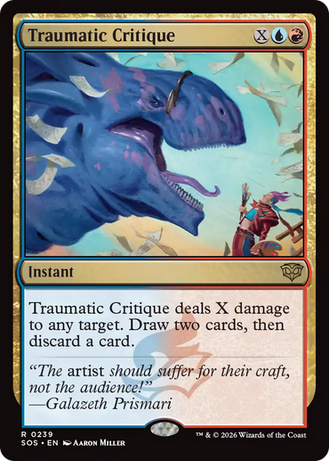 Traumatic Critique [Secrets of Strixhaven]