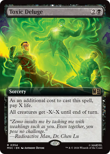 Toxic Deluge (Extended Art) [Marvel Super Heroes Commander]