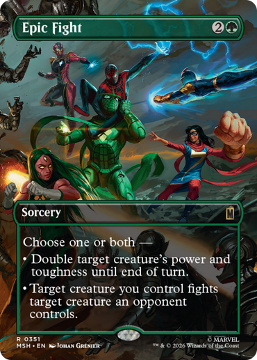 Epic Fight (Borderless) [Marvel Super Heroes]