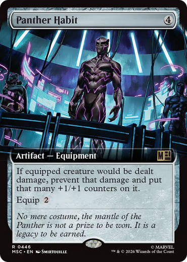Panther Habit (Extended Art) [Marvel Super Heroes Commander]