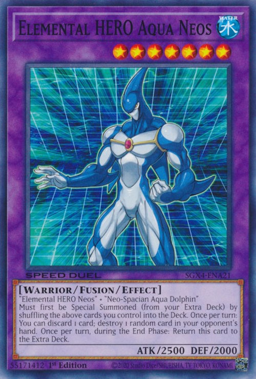 Elemental HERO Aqua Neos [SGX4-ENA21] Common