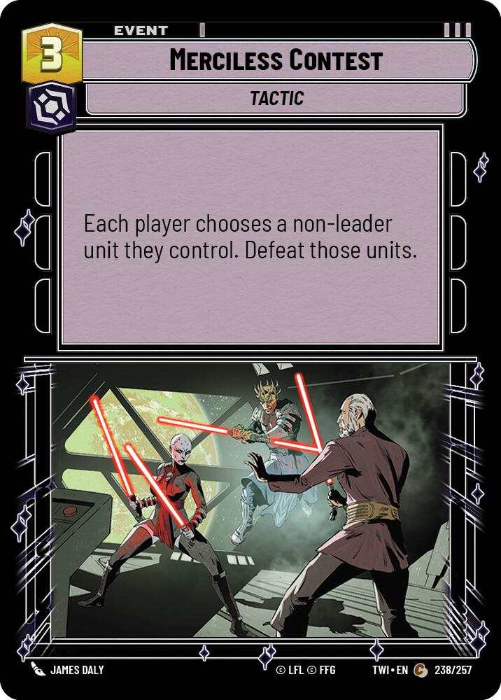 Merciless Contest (238/257) (238/257) [Twilight of the Republic]