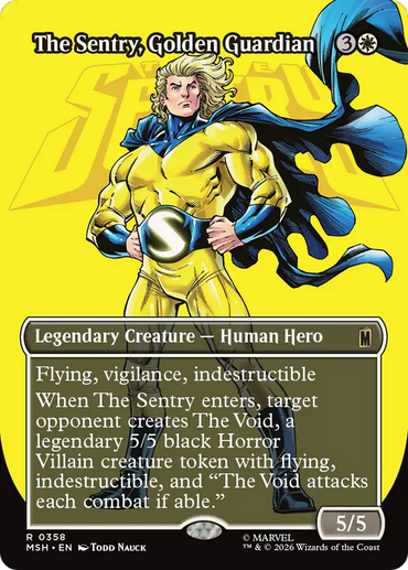 The Sentry, Golden Guardian (Borderless) [Marvel Super Heroes]