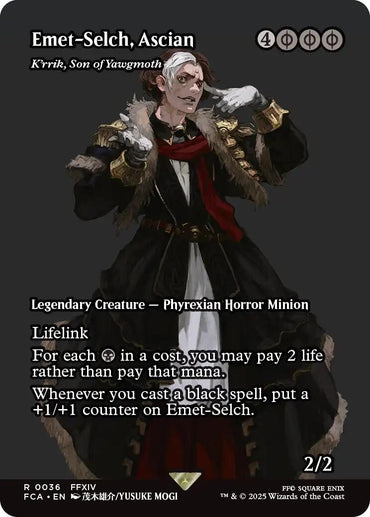 Emet-Selch, Ascian - K'rrik, Son of Yawgmoth (Showcase) [FINAL FANTASY : Through the Ages]
