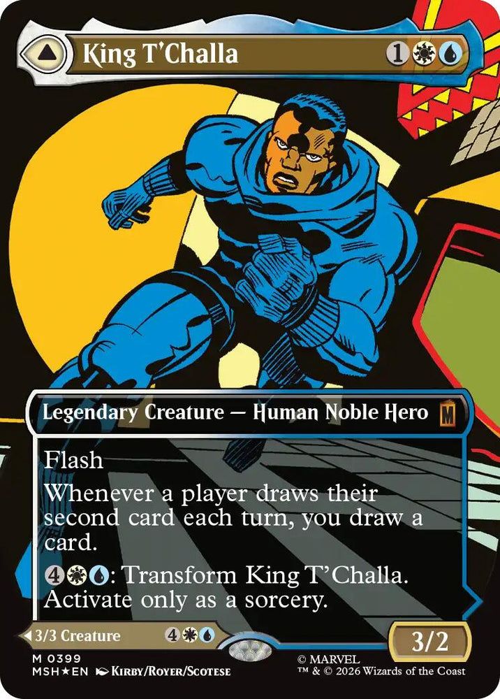 King T'Challa (Borderless) (0399) [Marvel Super Heroes]
