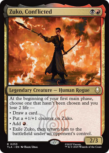 Zuko, Conflicted [Avatar: The Last Airbender]
