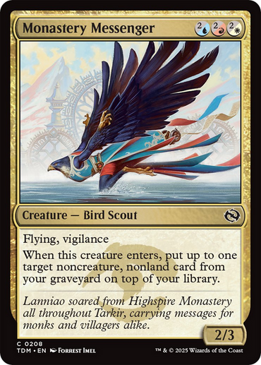 Monastery Messenger [Tarkir: Dragonstorm]