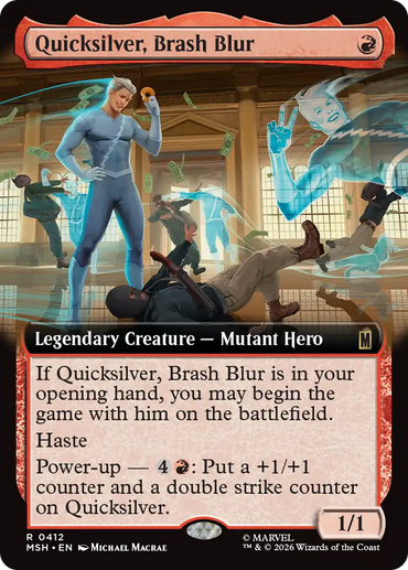 Quicksilver, Brash Blur (Extended Art) [Marvel Super Heroes]