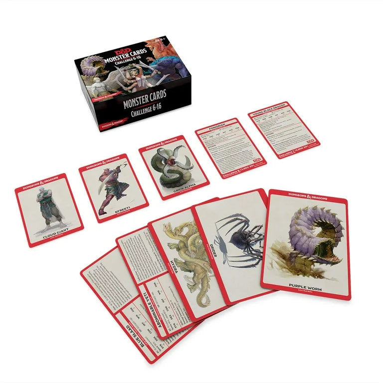Spellbook Cards - Monsters Challenge 6-16