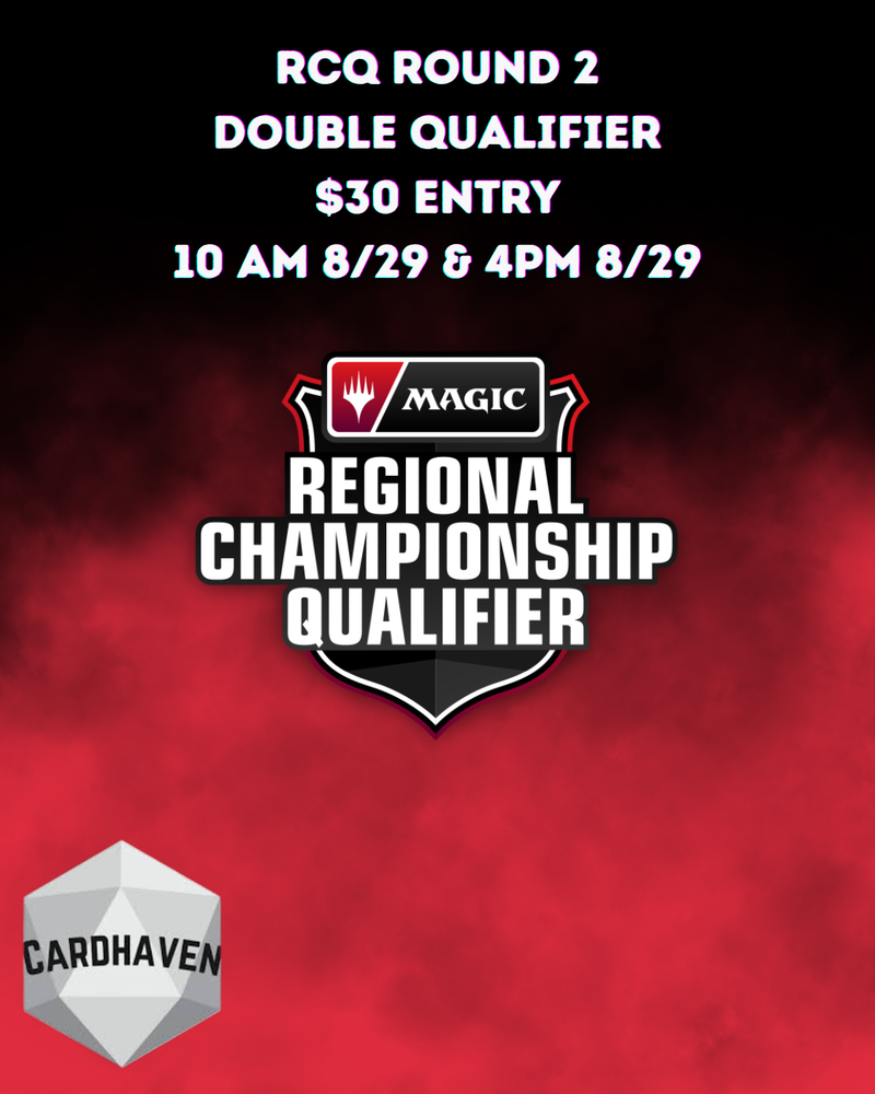 Cardhaven Games RCQ | 2026-27 Round 2 Double Qualifier 8/29