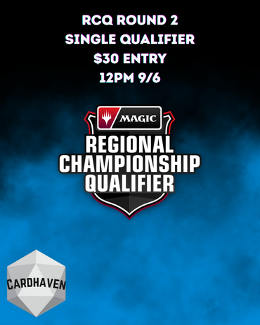 Cardhaven Games RCQ | 2026-27 Round 2 Single Qualifier 9/6