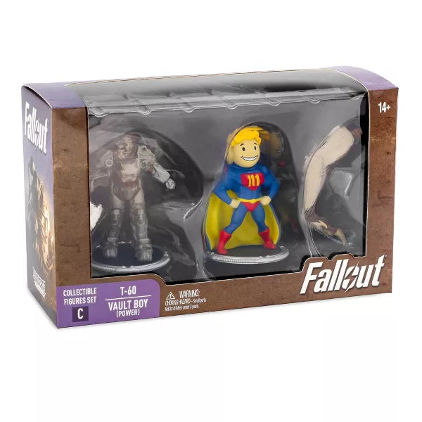 Toynk Fallout T-60 and Vault Boy (Power) Mini Figure Set (Build-a-Figure Deathclaw)