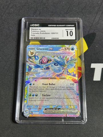 #026 Glaceon ex CGC 10