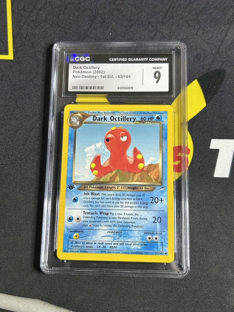 #62 Dark Octillery 1st Edition CGC 9