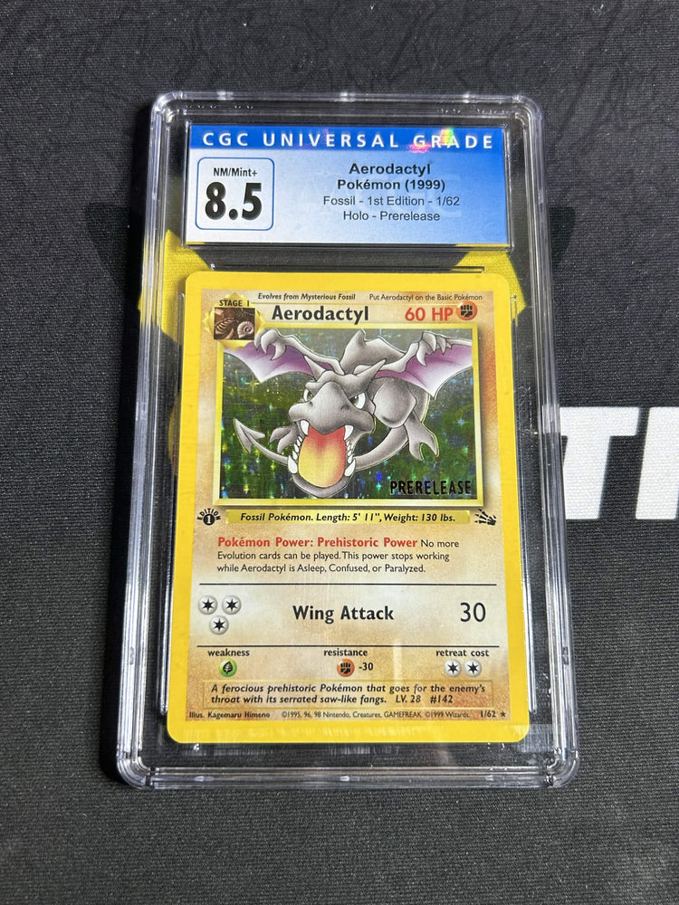 #1 Prerelease Aerodactyl CGC 8.5
