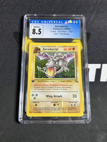 #1 Prerelease Aerodactyl CGC 8.5