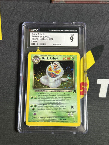#2 Dark Arbok CGC 9