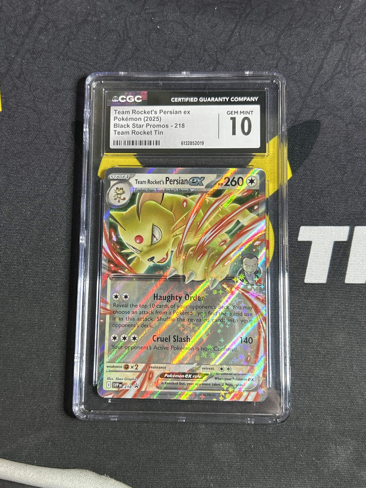 #218 Team Rocket's Persian ex CGC 10