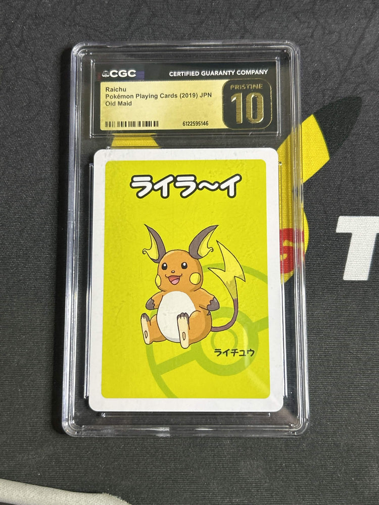 Raichu Old Maid Playing Cards CGC PRISTINE 10