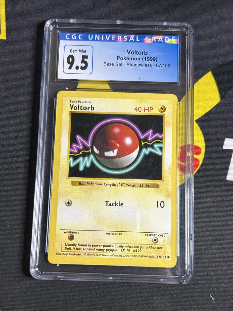 #67 Voltorb [SHADOWLESS] CGC UNIVERSAL GRADE 9.5