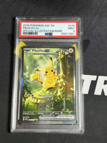 #276 Pikachu ex PSA 9