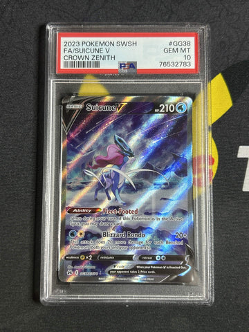 #GG38 Suicune V PSA 10