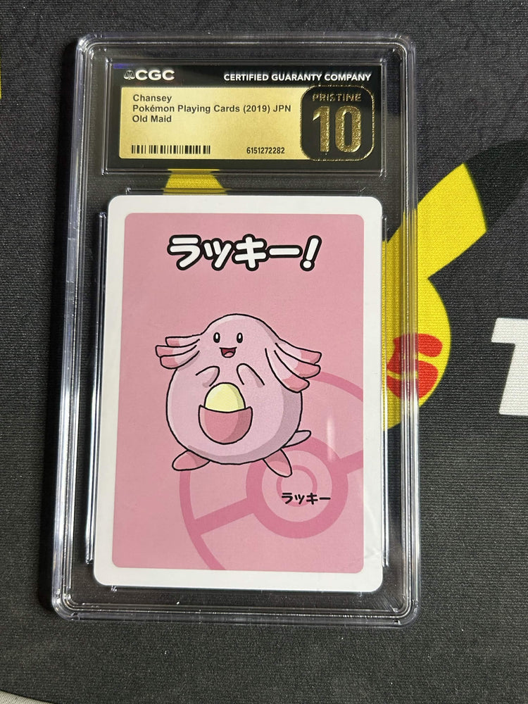 Chansey Old Maid Playing Card CGC PRISTINE 10
