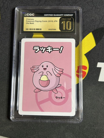 Chansey Old Maid Playing Card CGC PRISTINE 10