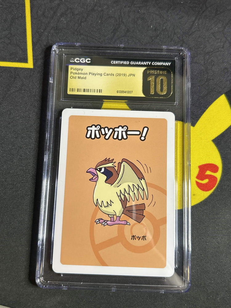 Pidgey Old Maid Playing Card CGC PRISTINE 10