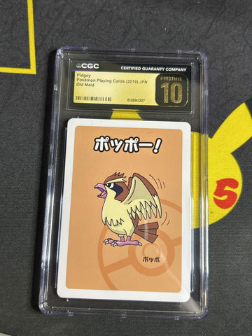 Pidgey Old Maid Playing Card CGC PRISTINE 10