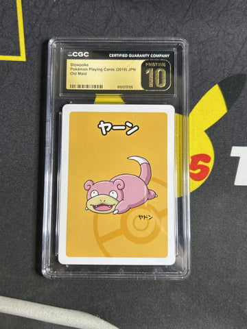 Slowpoke Old Maid Playing Card CGC PRISTINE 10