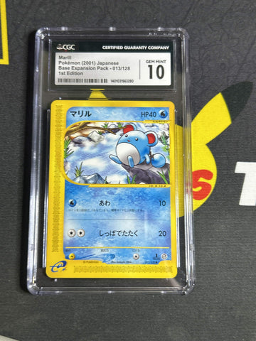 #013 Marill CGC 10