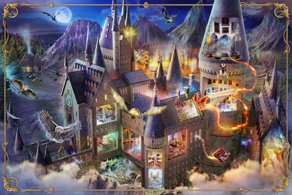 Harry Potter: Hogwarts Castle Cutaway 3000 Piece Puzzle