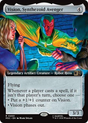 Vision, Synthezoid Avenger (Extended Art) [Marvel Super Heroes Commander]