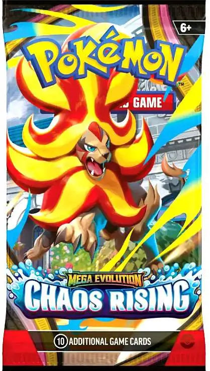 Pokemon Mega Evolution: Chaos Rising Booster Pack