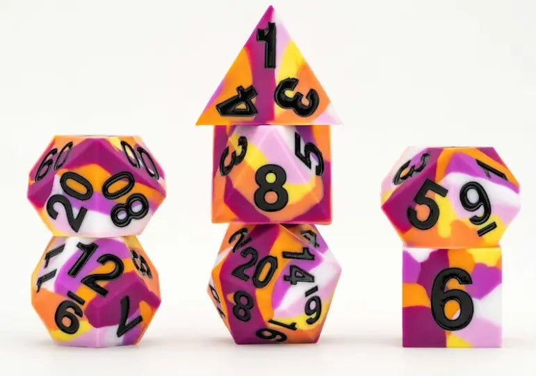 Fanroll Gaymers Dice - Lesbian Flag
