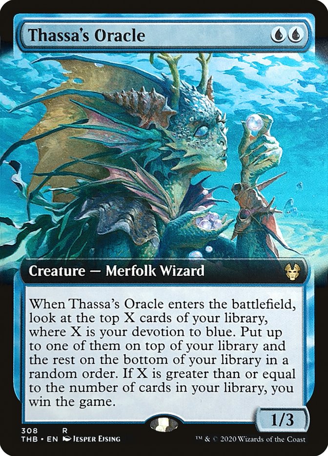 Thassa's Oracle (Extended Art) [Theros Beyond Death]