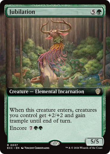 Jubilation (Extended Art) [Lorwyn Eclipsed Commander]