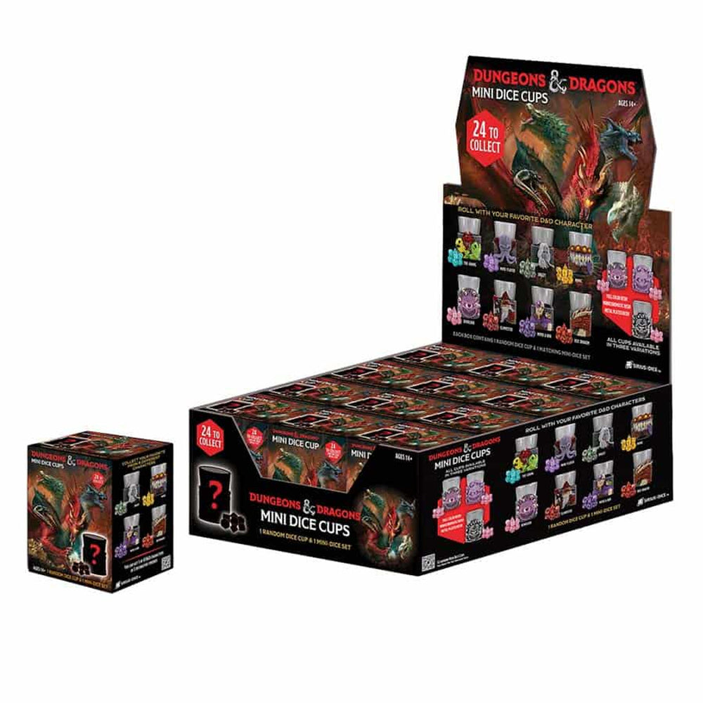 Mystery D&D Mini Dice Set & Cup