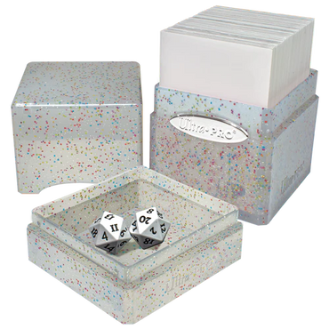Stain Tower - White Glitter Deck Box