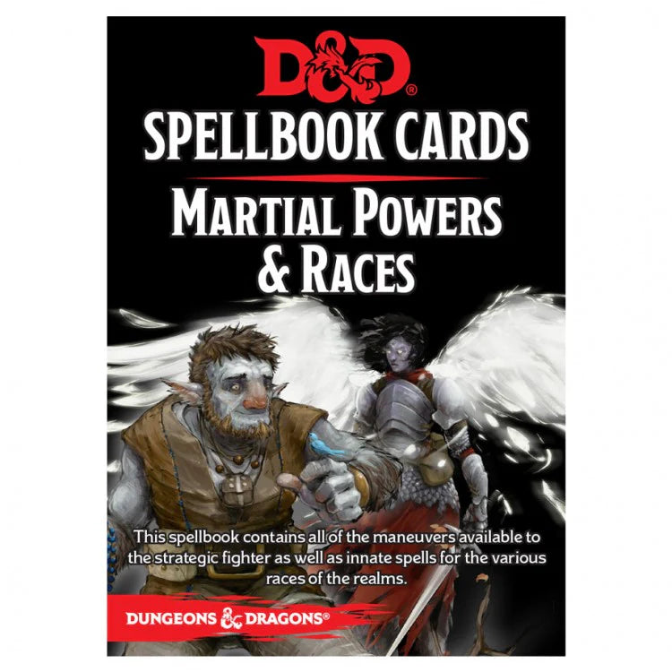 Spellbook Cards - Martial Powers & Races