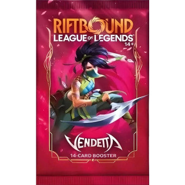 Riftbound: League of Legends Trading Card Game Vendetta Booster Pack